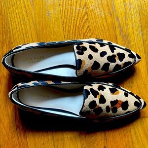 Cole Haan Animal print flats w/ calf hair *Brie Skimmer*